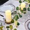 32 ft Green LED Eucalyptus Leaves Garland Battery Operated Wedding Fairy Lights
